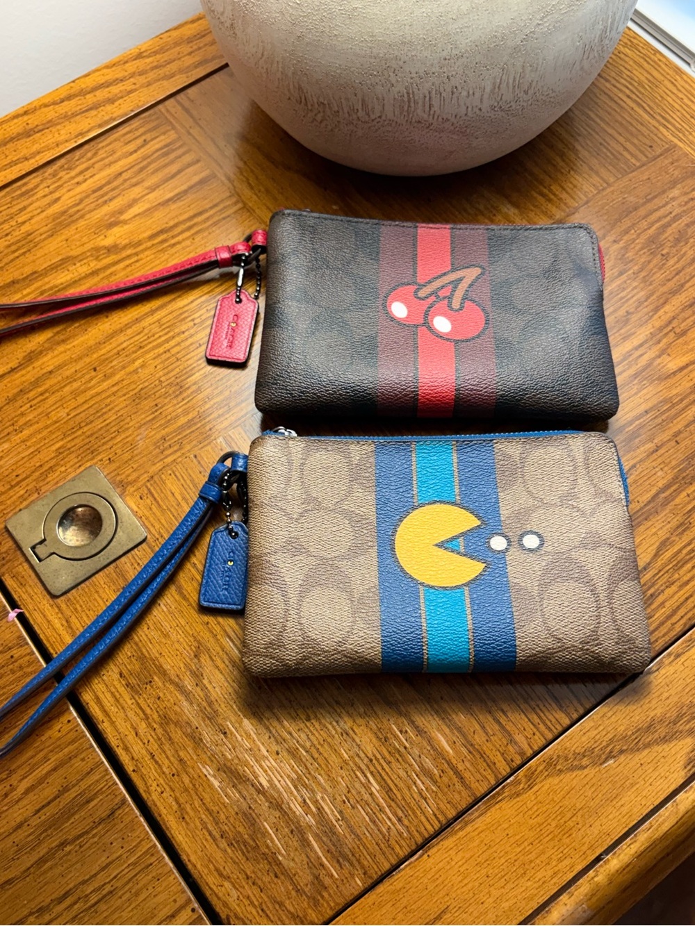 Coach Pac-Man Wristlet Bundle
